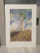 Obraz Claude Monet ,,Kobieta z parasolką - 70/50 cm 