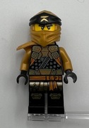 LEGO Ninjago Minifigurka Gold Cole njo758 njo0758