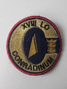 XVIII LO CONRADINUM liceum Gdańsk naszywka 