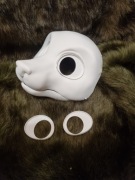 Furry fursuit mask base cosplay maska baza fursona fox cat head kemono 