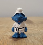 Schleich smerf smurf karateka figurka unikat model wycofany z 1981 r.