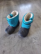 Sniegowce ocieplane chłopięce na rzep, r. 22-23. 