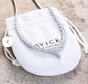 Naszyjnik srebrny z cyrkoniami 