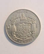 257. Moneta Belgia 10 franków 1971 rok 