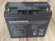 Akumulator EUROPOWER 17Ah 12V | super stan
