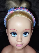 Ręcznie robiona opaska do włosów  | aplikacja | handmade