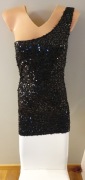 Sukienka tunika cekiny m/l