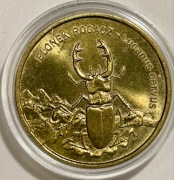 2 ZŁ 1997 Jelonek Rogacz Lucanus cervus Zwierzęta Świata kapsel