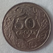 Moneta. 50 gr 1923 rok