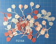 SCRAPKI KRAKÓW gałązki mix kolorów 40 szt. (FG164)