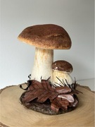 Borowik szlachetny figurka, prawdziwek, realistyczna podobizna grzybów 1:1