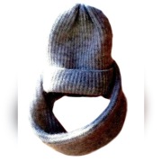 Komplet czapka + komin