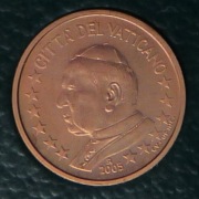 WATYKAN  2005 1 CENT UNC !!!!!!!!!!