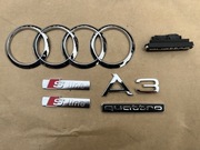 EMBLEMAT LOGO AUDI A3 QUATTRO SLINE S-LINE 8V 8Y