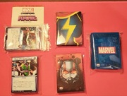 Marvel Champions Kang Scenario Pack oraz koszulki Ms Marvel, Ant-Man i Blue