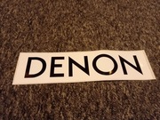 duża naklejka DENON wzmacniacza logo