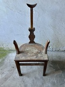 Krzesło fotel fryzjerski lata 20