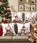 Świąteczne poszewki na poduszki 45x45cm 4 sztuki Polecam super kolory