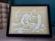 Ramka LED 3D – Twoje Zdjęcie jako Magiczna Litofania 10x15 | Prezent