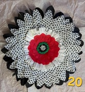 Kwiaty z bibuły XXL/ 3D, dzień babci i dziadka/ piękne/urodziny/ imieniny