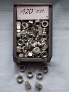 NAKRĘTKA 6-KĄTNA M12 NIERDZEWNA DIN 934 - 50 SZT.