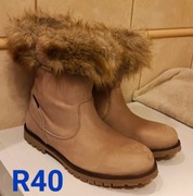 Human nature waterproof 40 zimowe buty damskie śniegowce z futerkiem super 