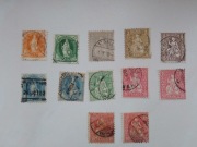 Helvetia Szwajcaria znaczki lata 1880.