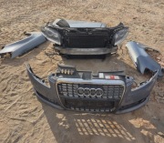 Audi A4 B7 KOMPLETNY przód Zderzak Sline Lampy XENON Błotniki Maska LY7G