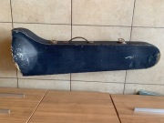 STARY Futerał na puzon OLDSCHOOL z Aksamitnym wnętrzem  84x25 cm-roztrąb