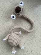 Sid na szydełku breloczek zawieszka do torebki