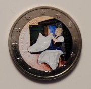2 euro kolor MOTYW 163 LAKIEROWANE