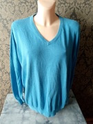 nieieski sweter 100% bawełna