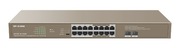 Switch IP-COM G1118P-16-250W (16x GE, 2x SFP, 16x PoE OUT)