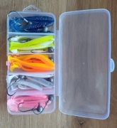 Zestaw przynęt spinningowych 25 sztuk+ 10 główek jigowych 