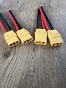 Wysokiej jakości złącza żeńskie XT90 z miękkim silikonowym kablem