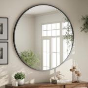lustro w kolorze czarnym BEAUTYPEAK 60 cm