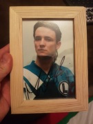 Retro autograf ramka Legia Daewoo Warszawa Fso