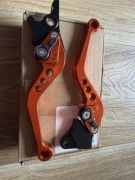 Klamki dźwignie sprzęgła hamulca motocyklowe uniwersalne regulowane 