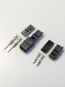 2PIN WTYCZKA 4B0972623 + GNIAZDO 8E0972763 KOSTKA KOMPLET