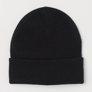 Czapka goth punk beanie czarna