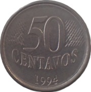 Brazylia 50 centavos z 1994 rok - OBEJRZYJ MOJĄ OFERTĘ