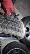 Opony zimowe hankook 155 55 R14 felgi stalowe fiat Seicento 4x98