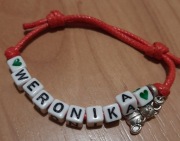 Bransoletka sznurkowa Weronika regulowana