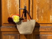 Torba z juty ręcznie robiona