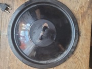 Pokrywka emaliowana do garnka czarna 30cm PRL