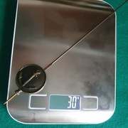 Stare wahadło do mechanizmu zegara=wymiary na zdjęciach