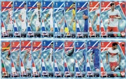 KOMPLET 316 KART BLUE CRYSTAL PARALLEL TOPPS EURO 2024 - WSZYSTKIE