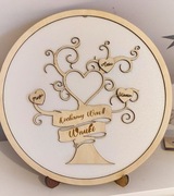 Drzewko w kole, prezent na Dzień Babci i Dziadka 