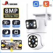 Kamera wifi TUYA 8MP podwójny obiektyw kamera bezpieczeństwa z Polski