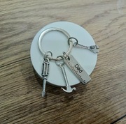 Nowy brelok do kluczy z napisem Dad brelok dla taty